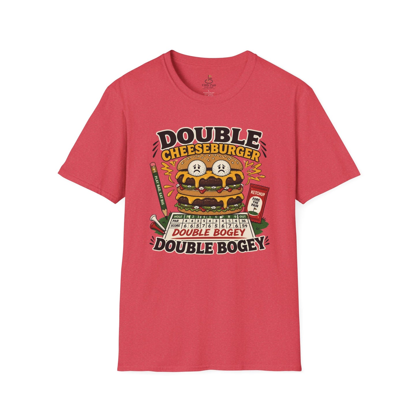 Double Cheeseburger Double Bogey T-Shirts