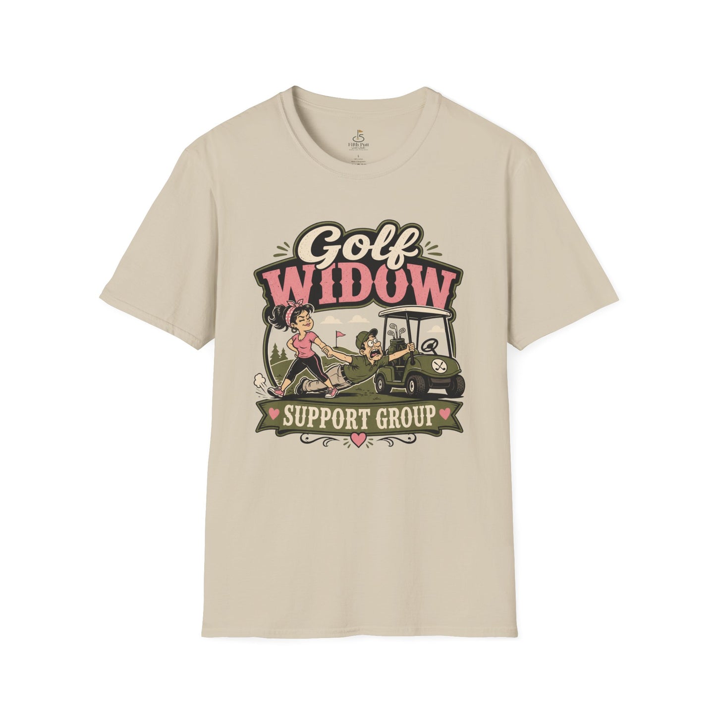 Golf Widow Support Group T-Shirt — Funny Golf Wife Tee