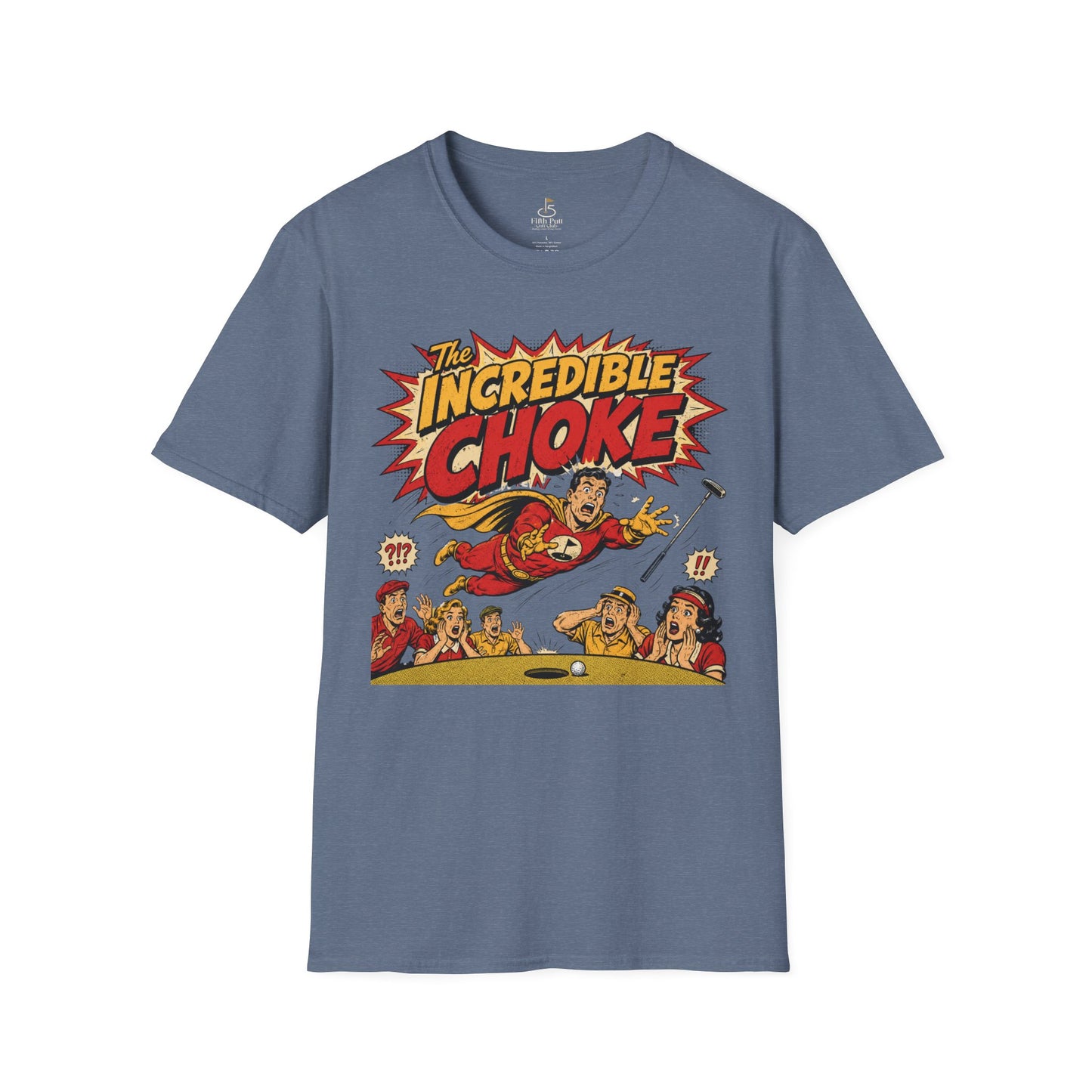 The Incredible Choke T-Shirt – Retro Comic Golf Humor Tee