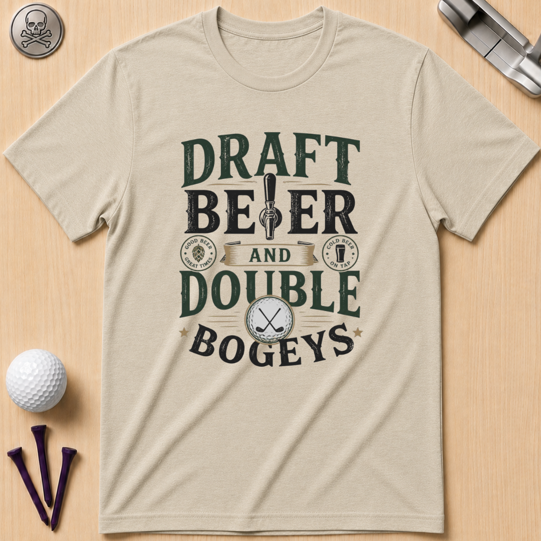 Draft Beer and Double Bogeys T-Shirt