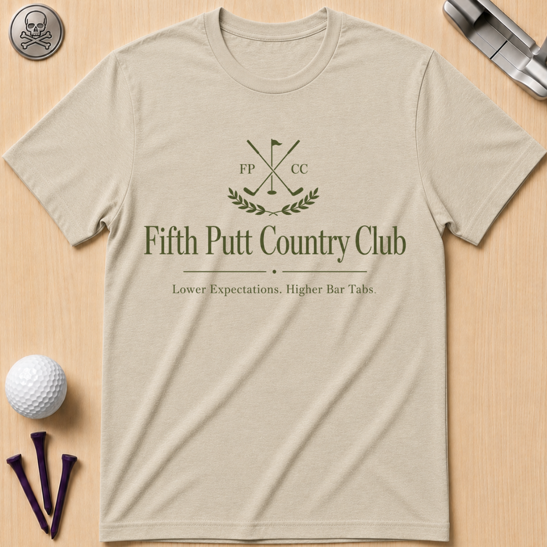 Fifth Putt Country Club Golf T-Shirt