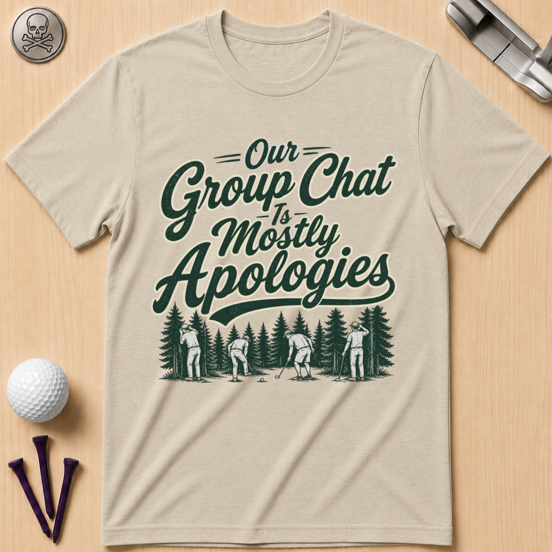 Our Group Chat is Mostly Apologies Golf T-Shirt