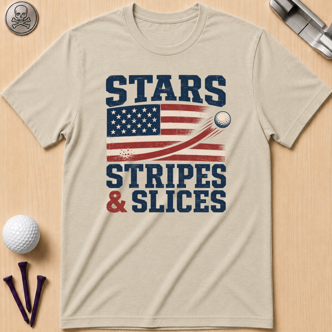 Stars, Stripes, & Slices Golf T-Shirt