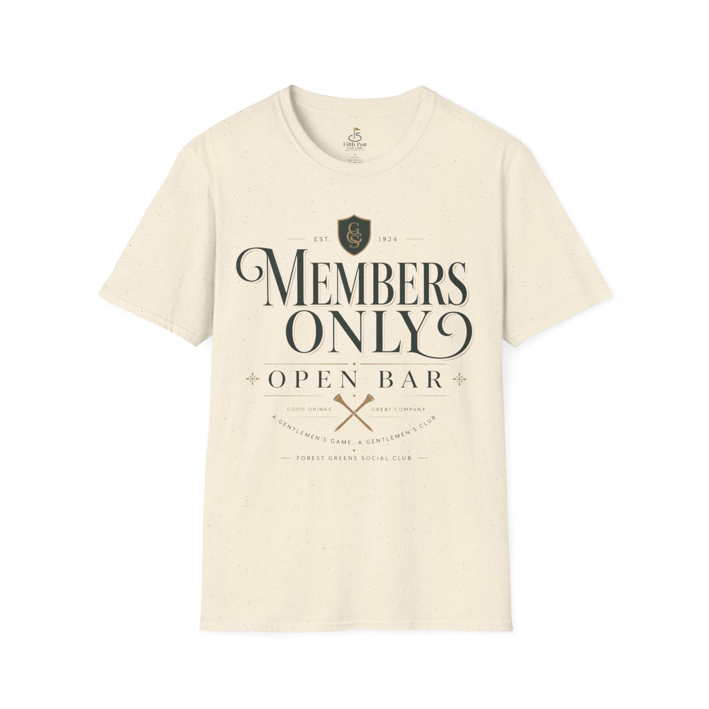 Members Only Open Bar Golf T-Shirt