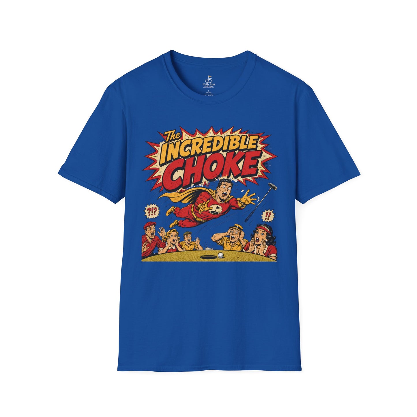 The Incredible Choke T-Shirt – Retro Comic Golf Humor Tee