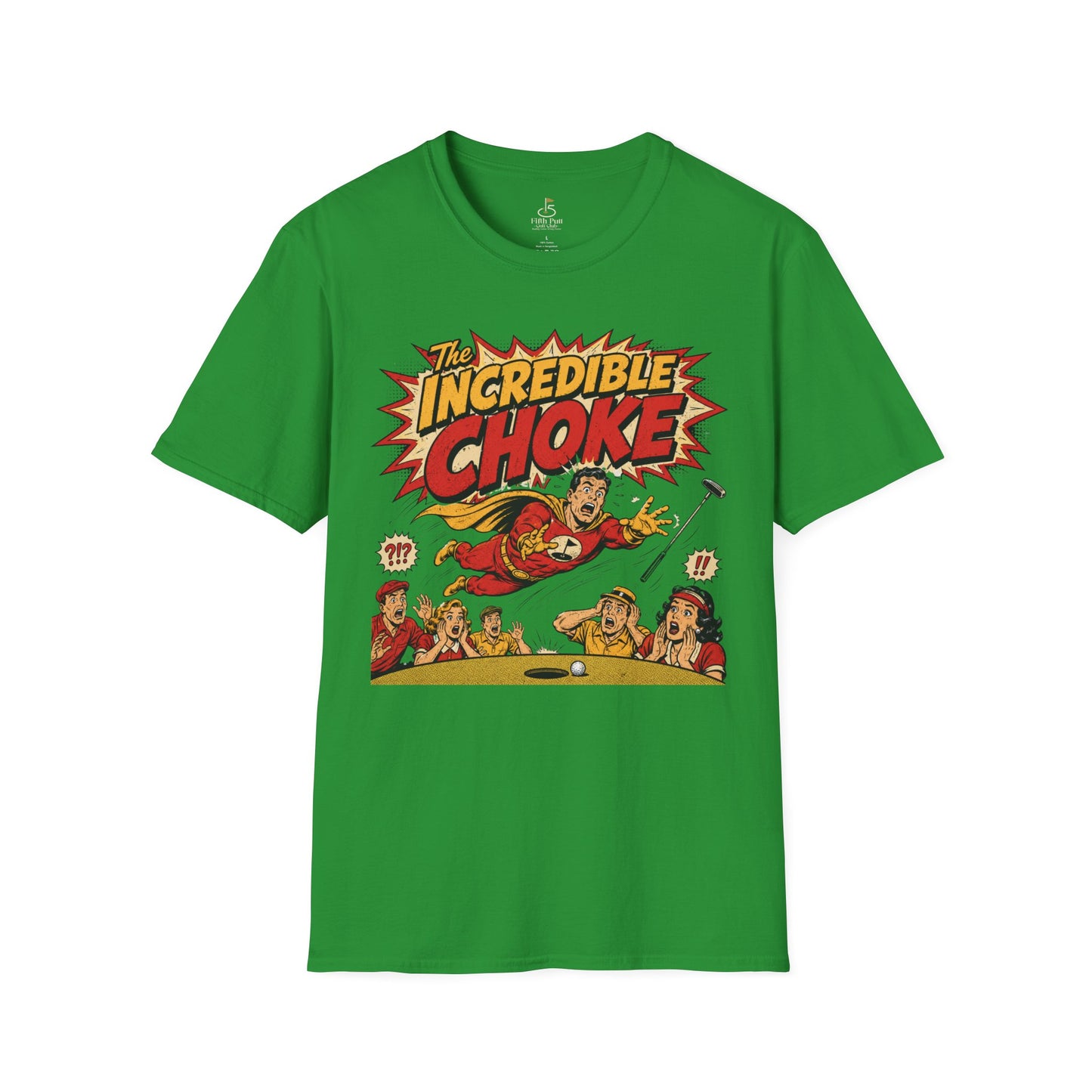 The Incredible Choke T-Shirt – Retro Comic Golf Humor Tee