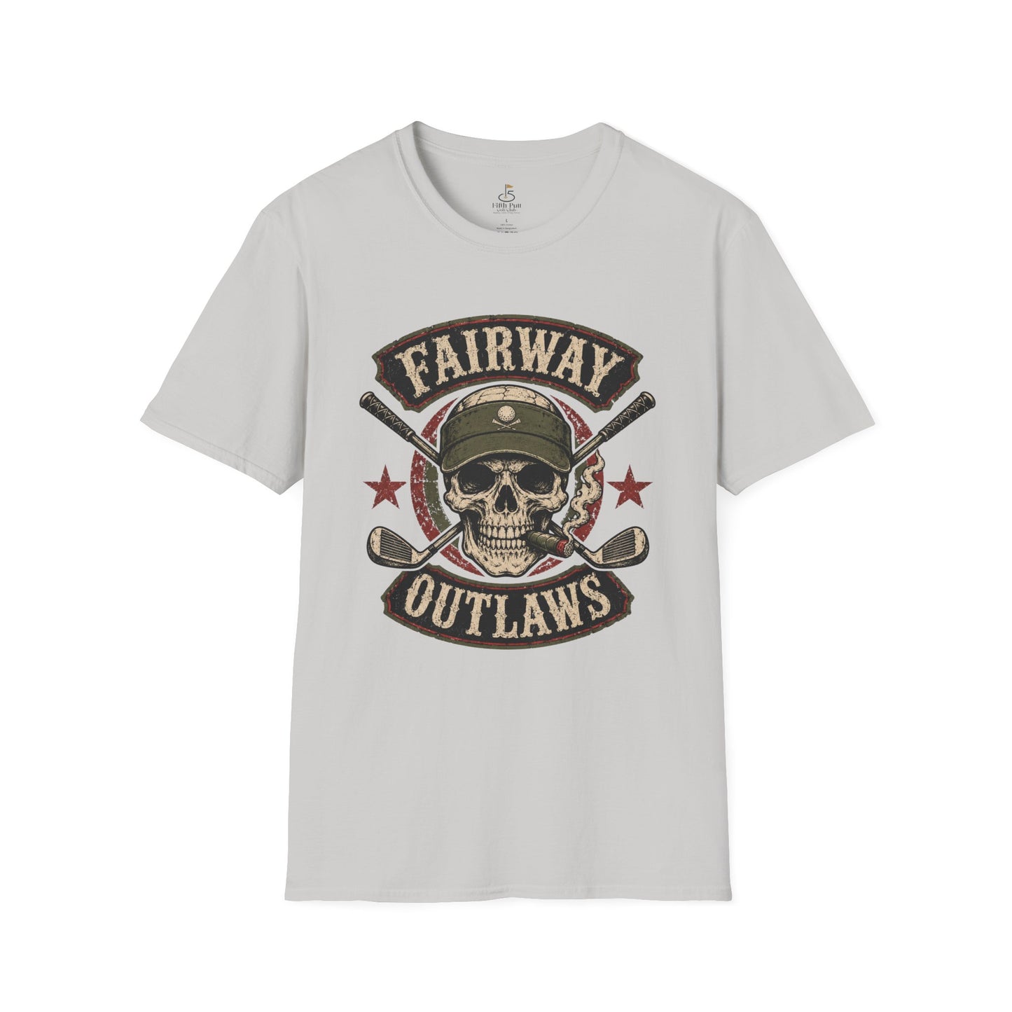 Fairway Outlaws Golf Skull T-Shirt
