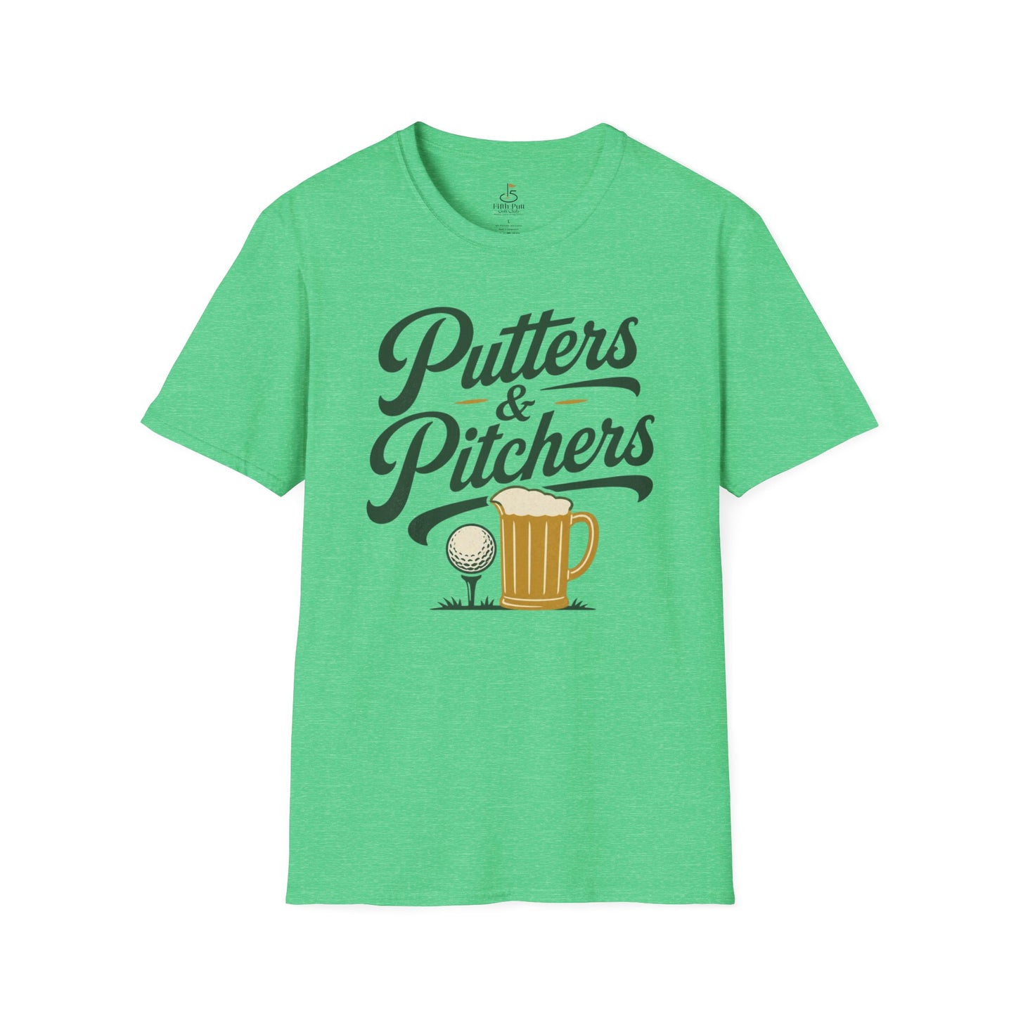 Putters & Pitchers Golf T-Shirt — Funny Beer and Golf Graphic Tee