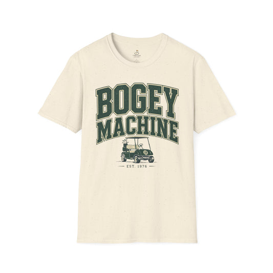 Bogey Machine Golf T-Shirt — Funny Golf Cart Crew Graphic Tee