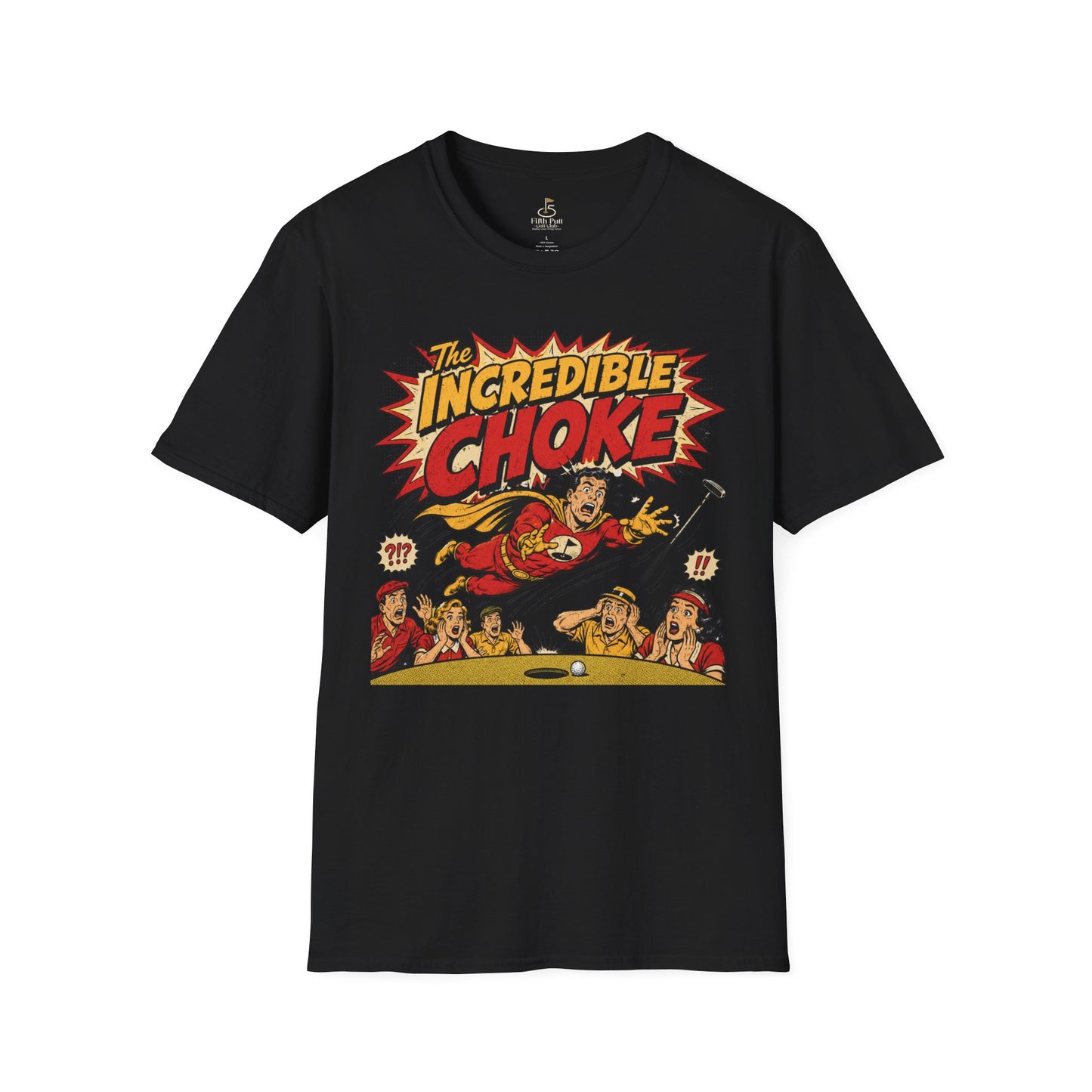 The Incredible Choke T-Shirt – Retro Comic Golf Humor Tee