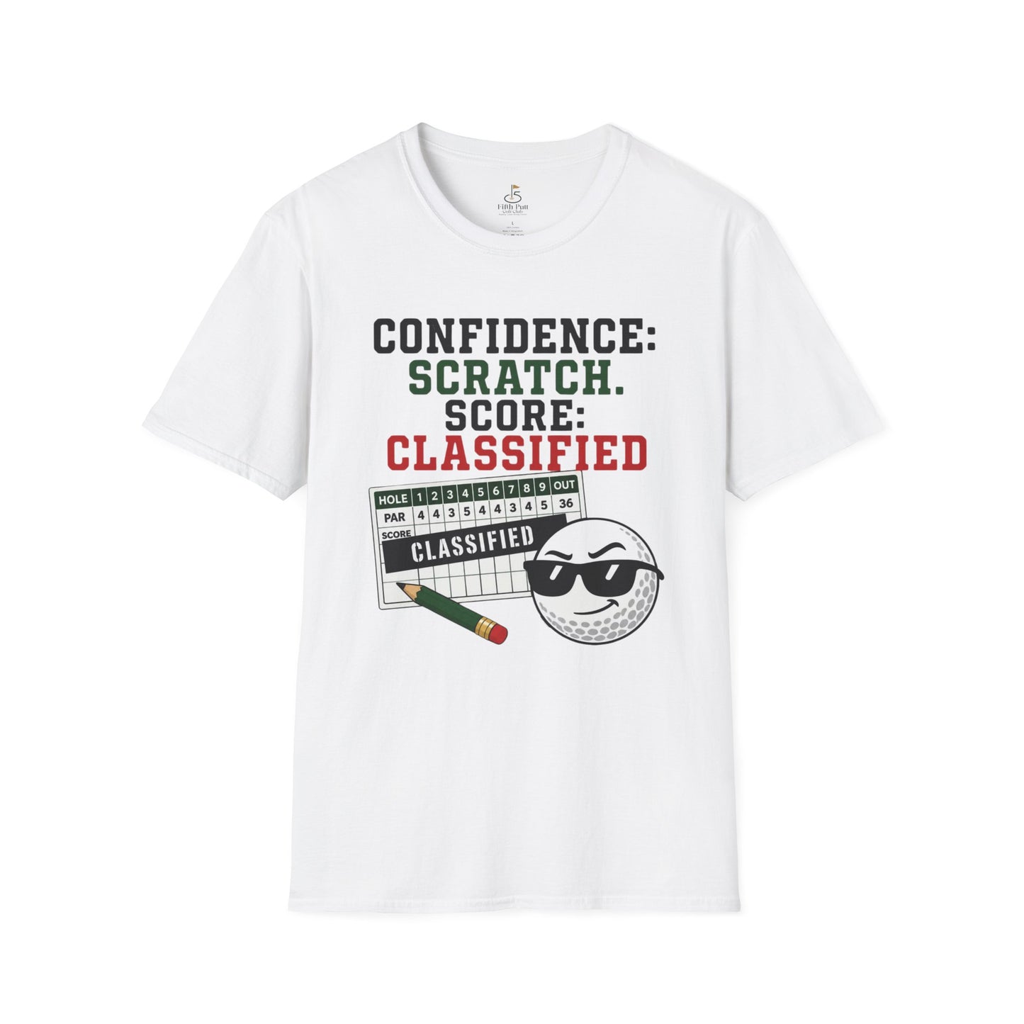 Confidence: Scratch. Score: Classified T-Shirt