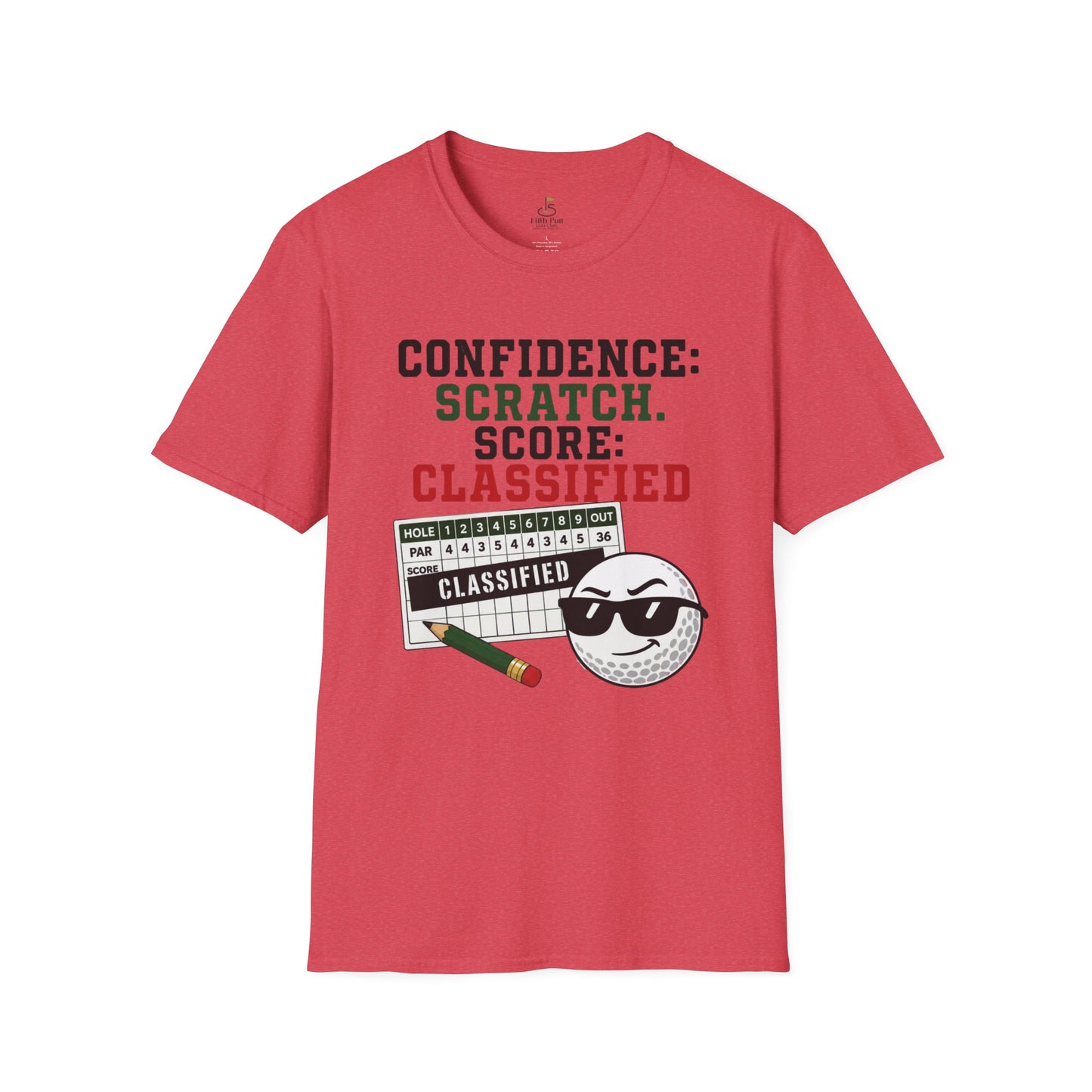 Confidence: Scratch. Score: Classified T-Shirt