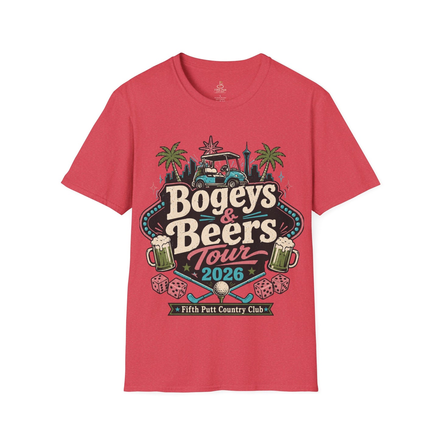 Bogeys & Beers Tour 2026 Golf T-Shirt