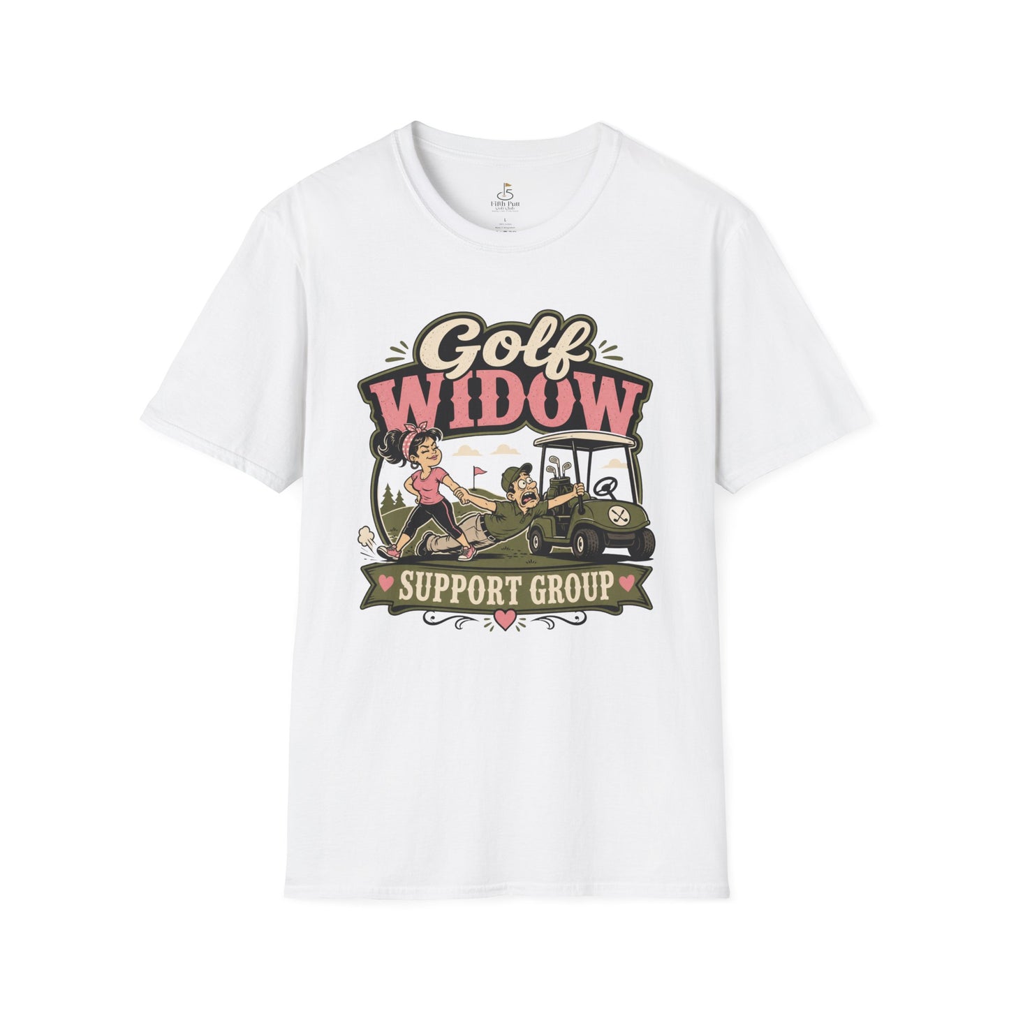 Golf Widow Support Group T-Shirt — Funny Golf Wife Tee