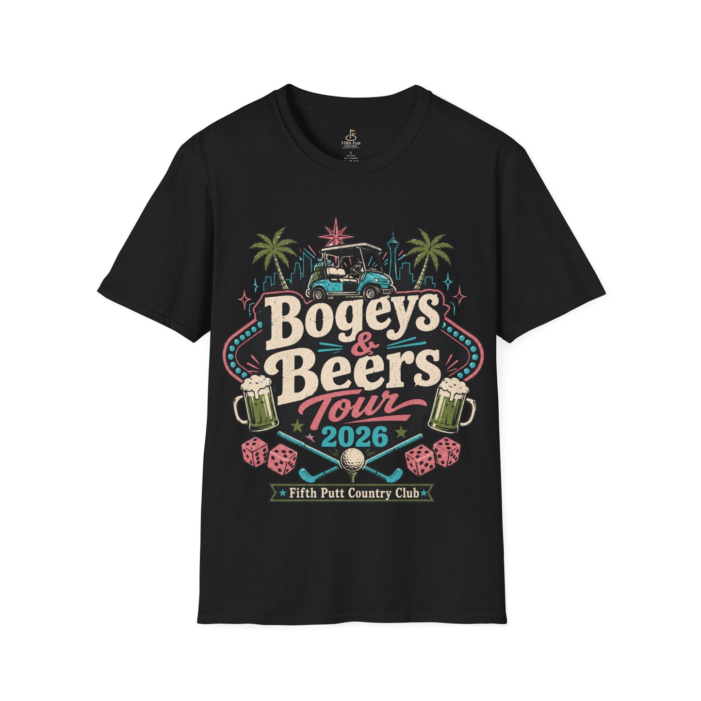 Bogeys & Beers Tour 2026 Golf T-Shirt