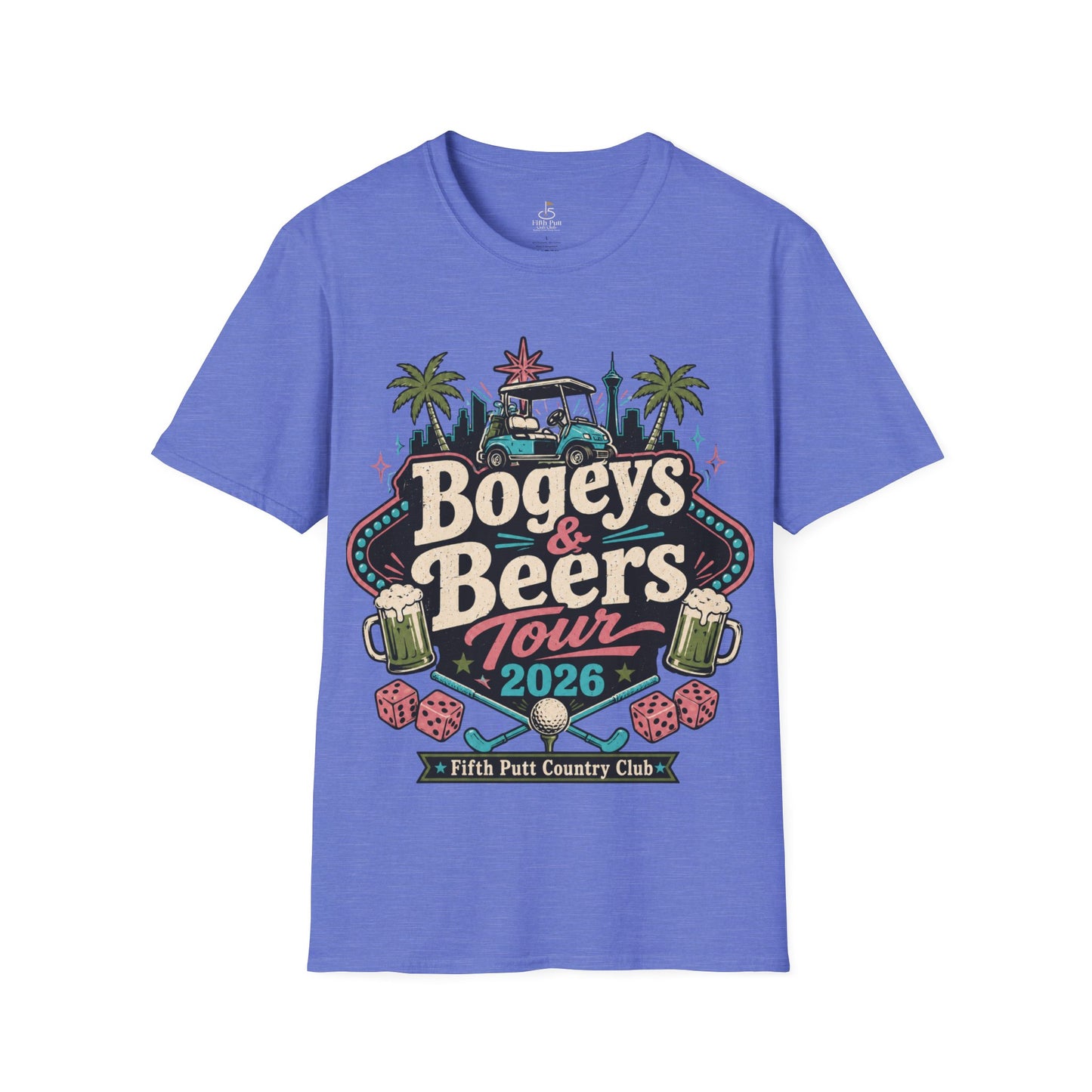 Bogeys & Beers Tour 2026 Golf T-Shirt