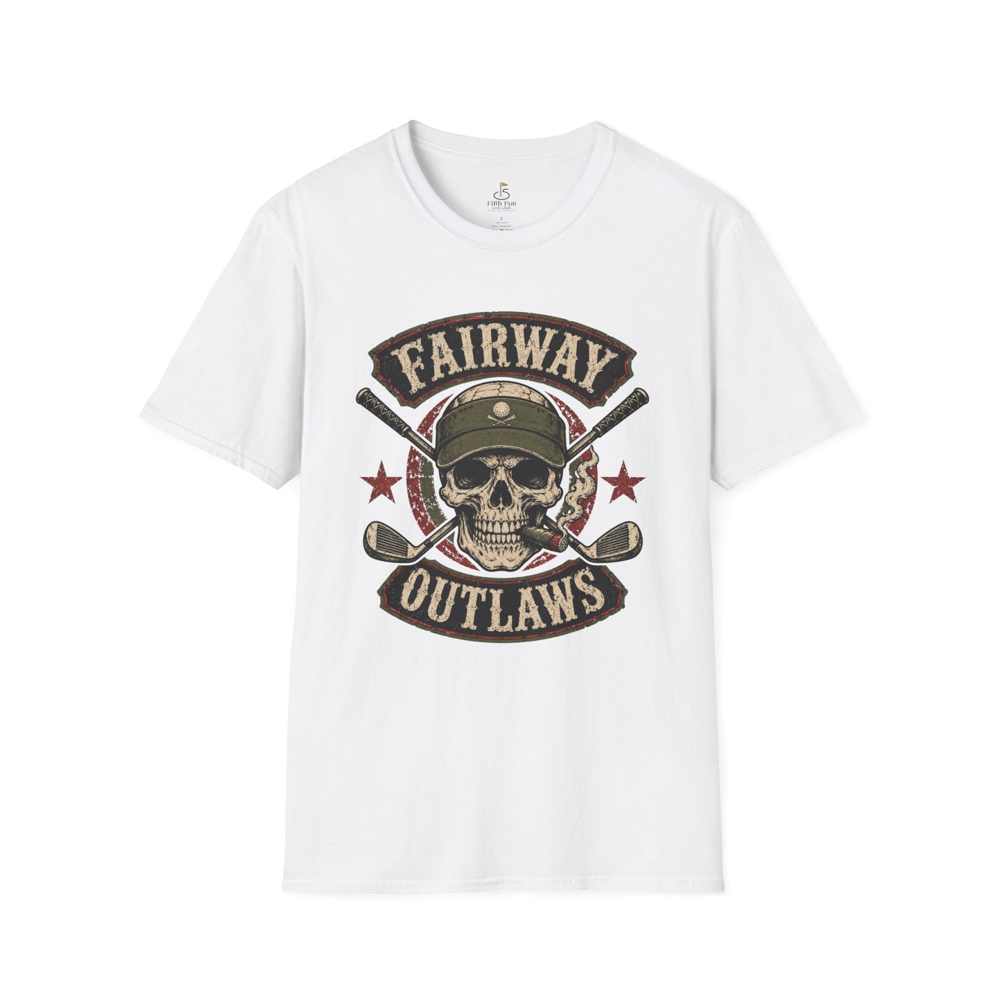 Fairway Outlaws Golf Skull T-Shirt
