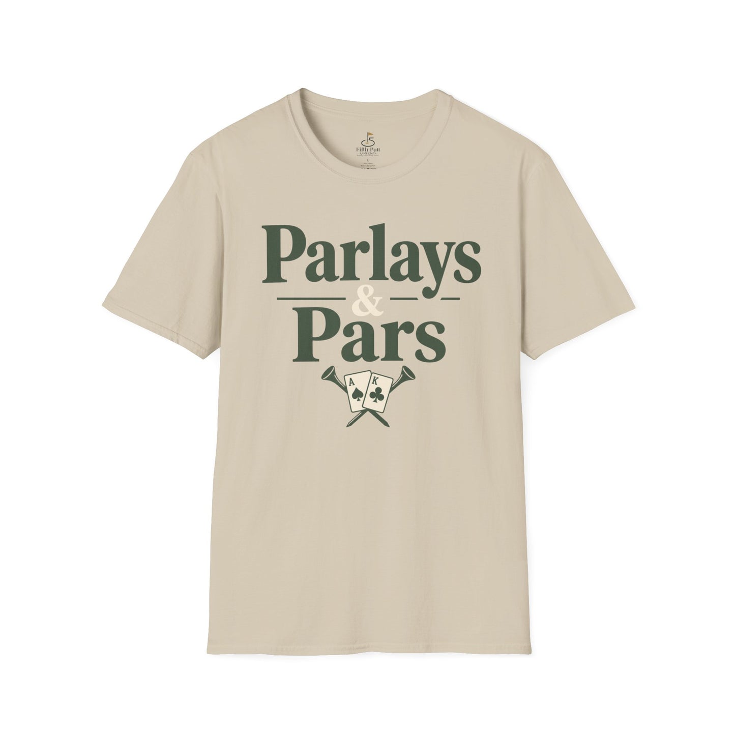 Parlays & Pars Golf T-Shirt — Golf Betting & Course Fan Tee