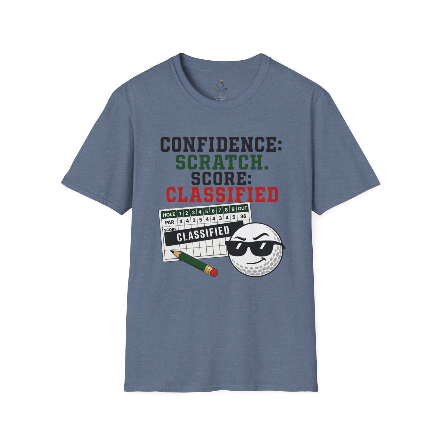 Confidence: Scratch. Score: Classified T-Shirt
