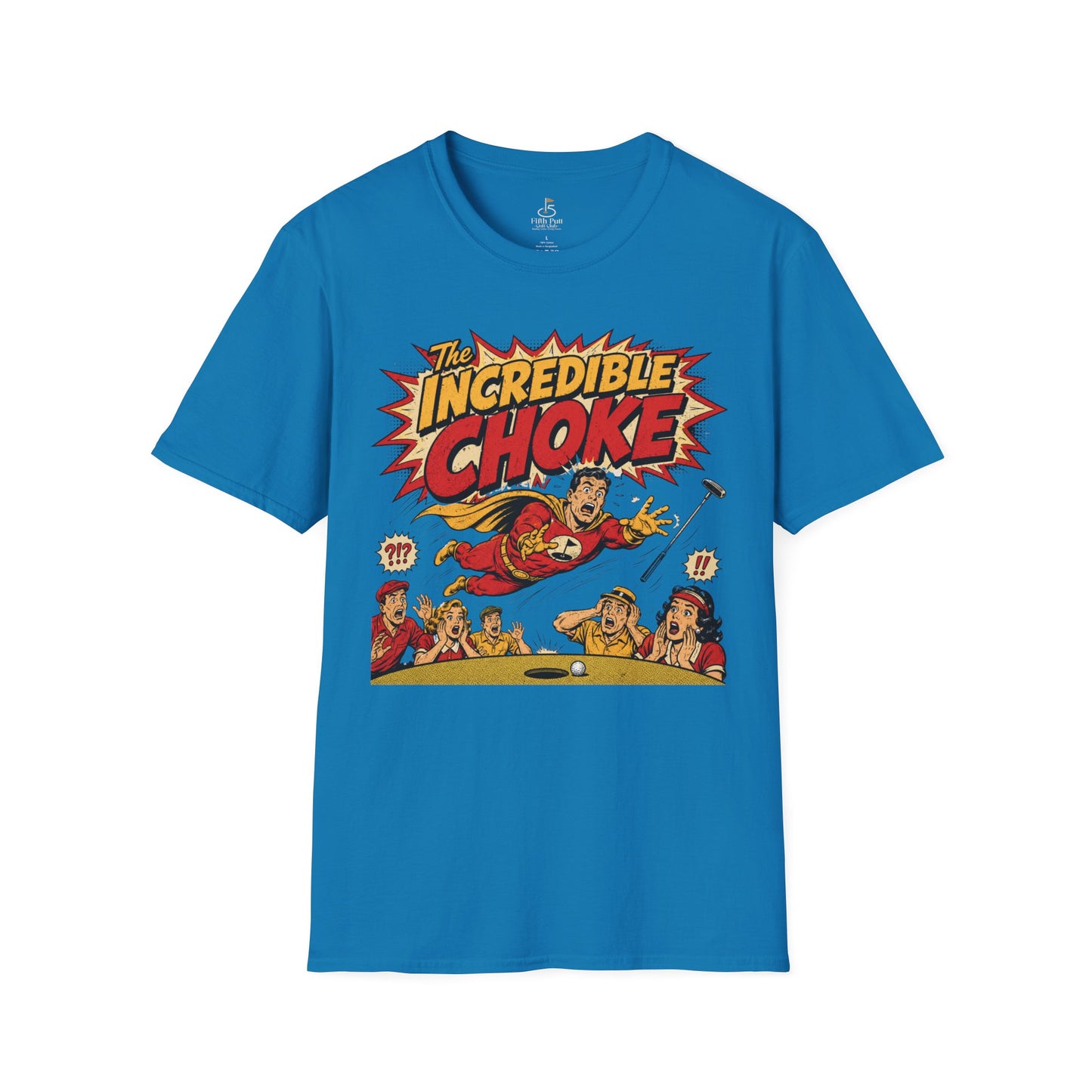 The Incredible Choke T-Shirt – Retro Comic Golf Humor Tee
