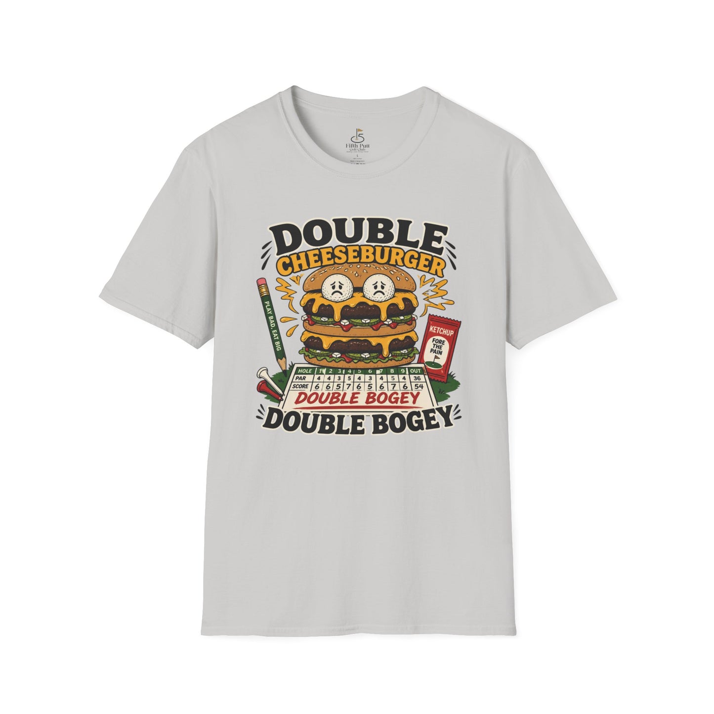 Double Cheeseburger Double Bogey T-Shirts