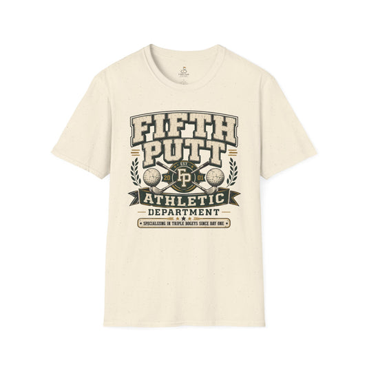 Fifth Putt Athletic Department Golf T‑Shirt — Vintage Golf Club Tee