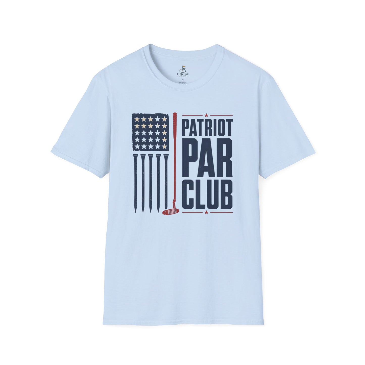 Patriot Par Club T-Shirt – American Flag Golf Tee