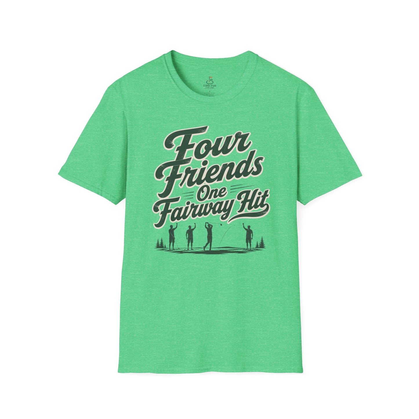Four Friends One Fairway Hit Golf T-Shirt - Casual Golfing Tee