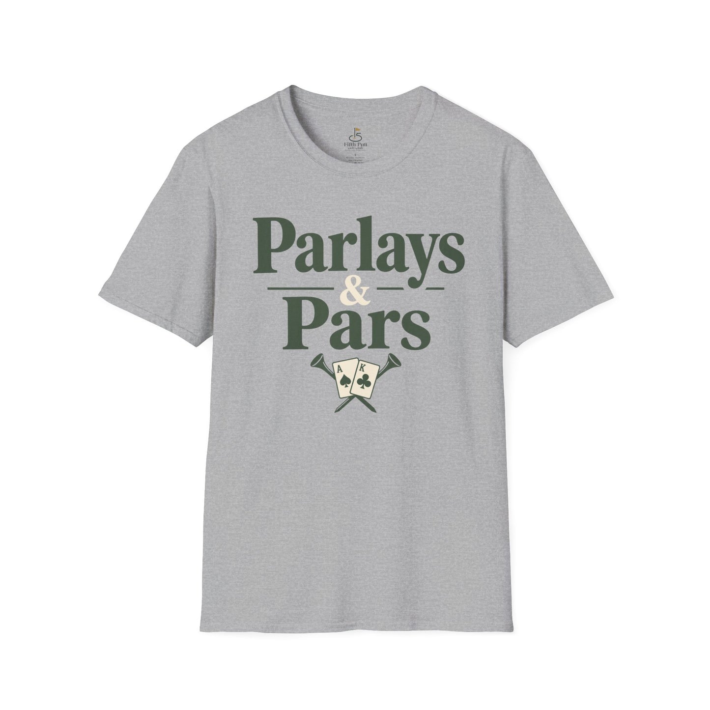 Parlays & Pars Golf T-Shirt — Golf Betting & Course Fan Tee
