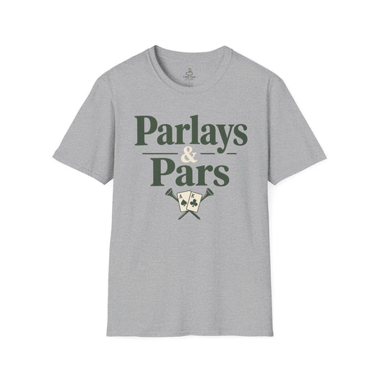 Parlays & Pars Golf T-Shirt — Golf Betting & Course Fan Tee
