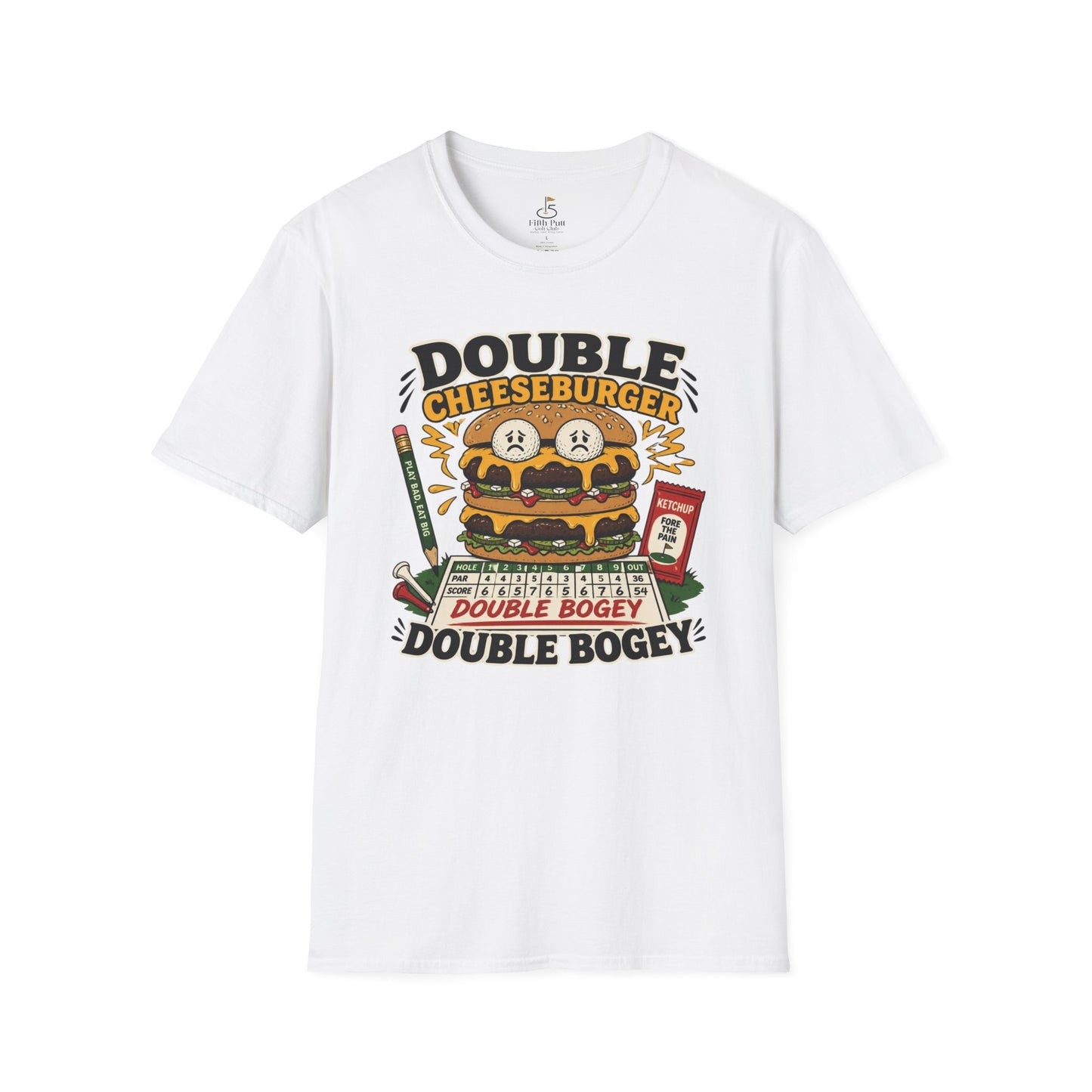 Double Cheeseburger Double Bogey T-Shirts