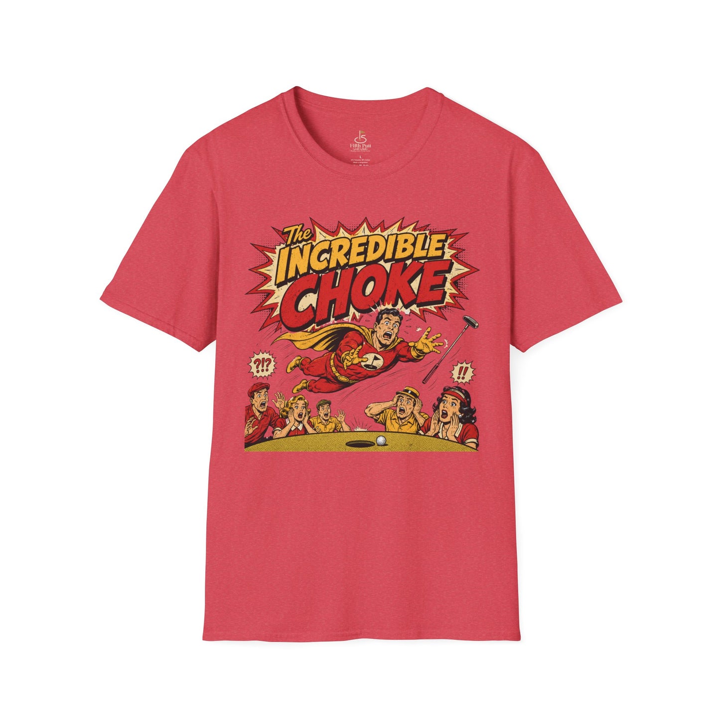 The Incredible Choke T-Shirt – Retro Comic Golf Humor Tee