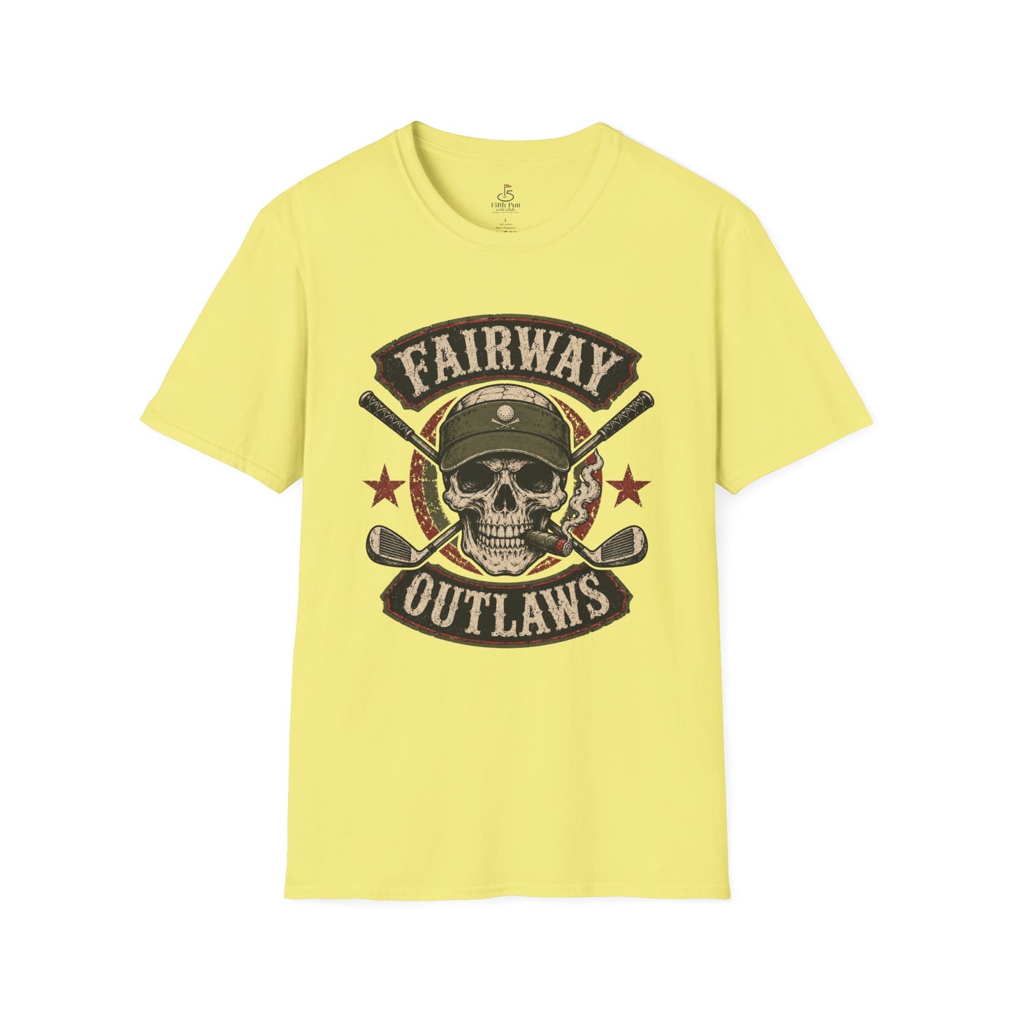 Fairway Outlaws Golf Skull T-Shirt