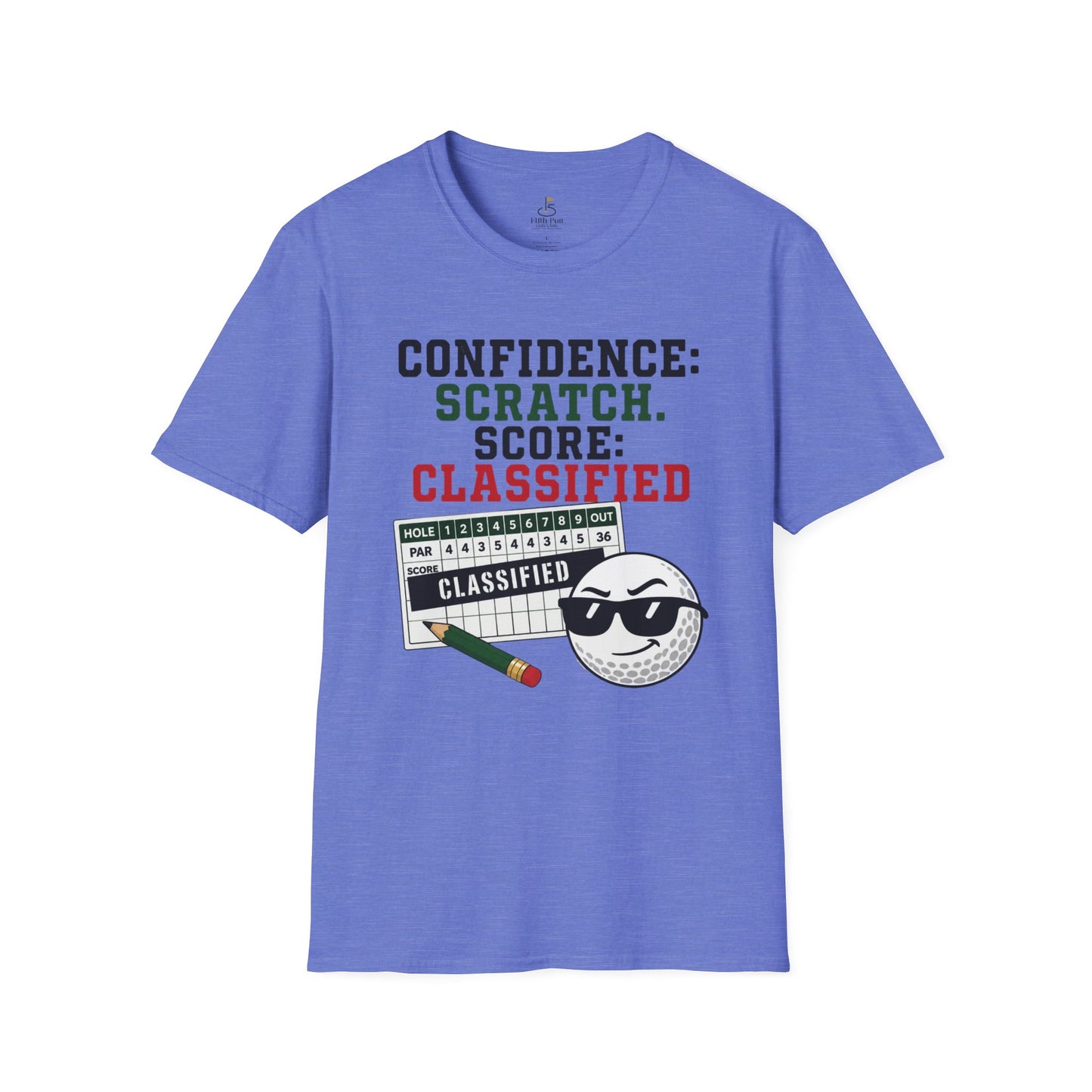 Confidence: Scratch. Score: Classified T-Shirt