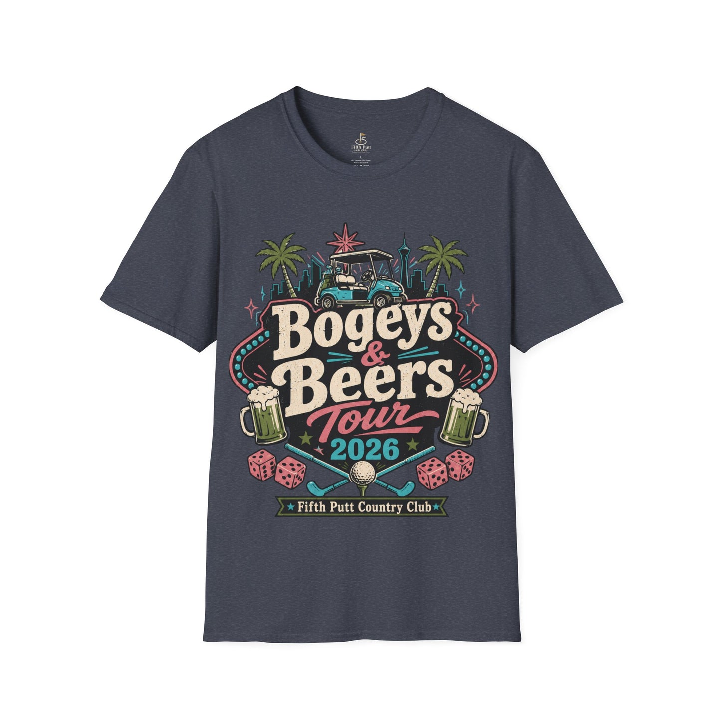 Bogeys & Beers Tour 2026 Golf T-Shirt