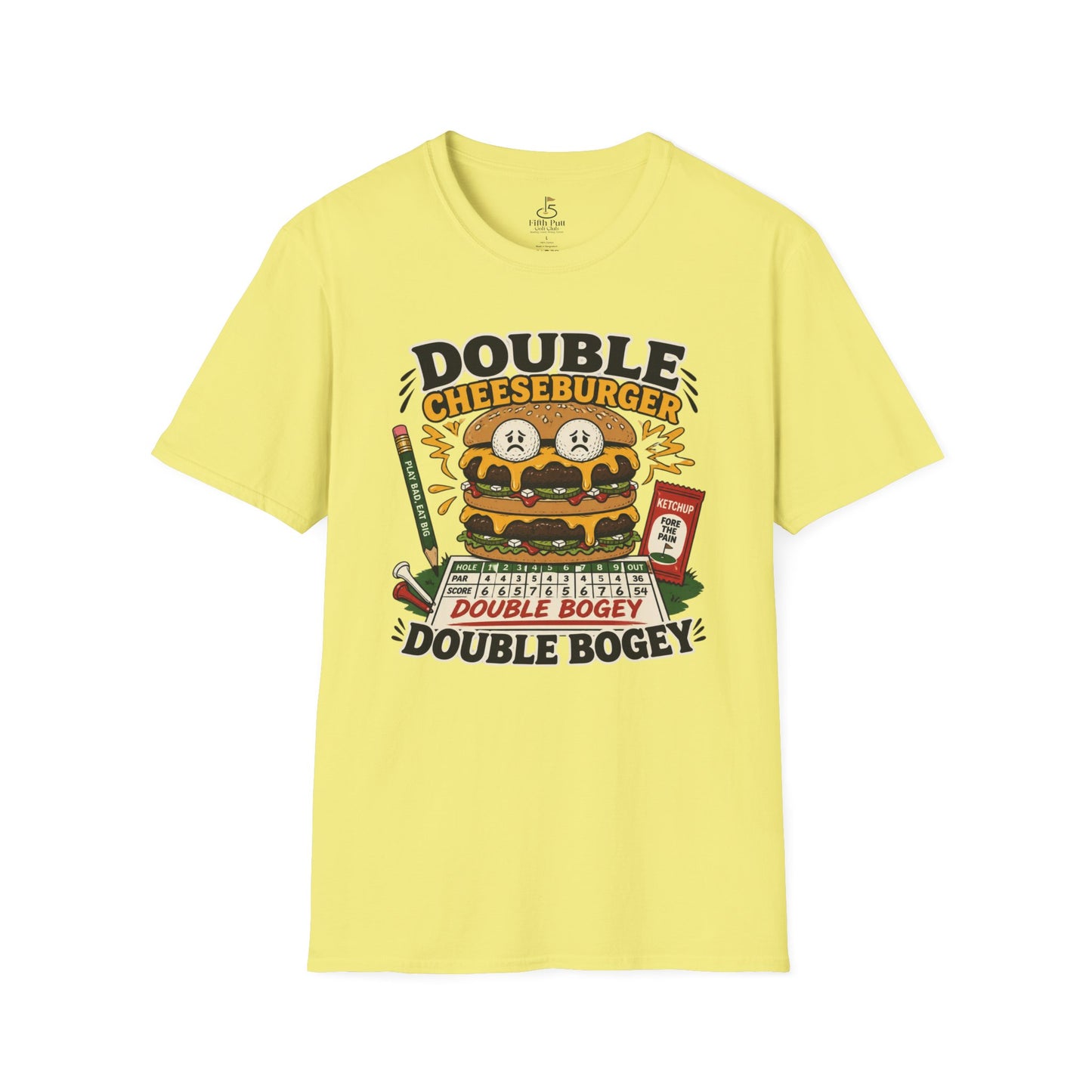 Double Cheeseburger Double Bogey T-Shirts