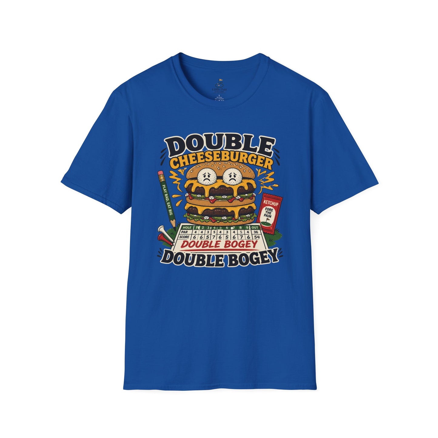 Double Cheeseburger Double Bogey T-Shirts