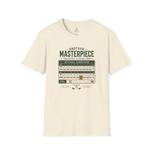 Another Masterpiece Golf Scorecard T-Shirt - Vintage Golf Score Tee