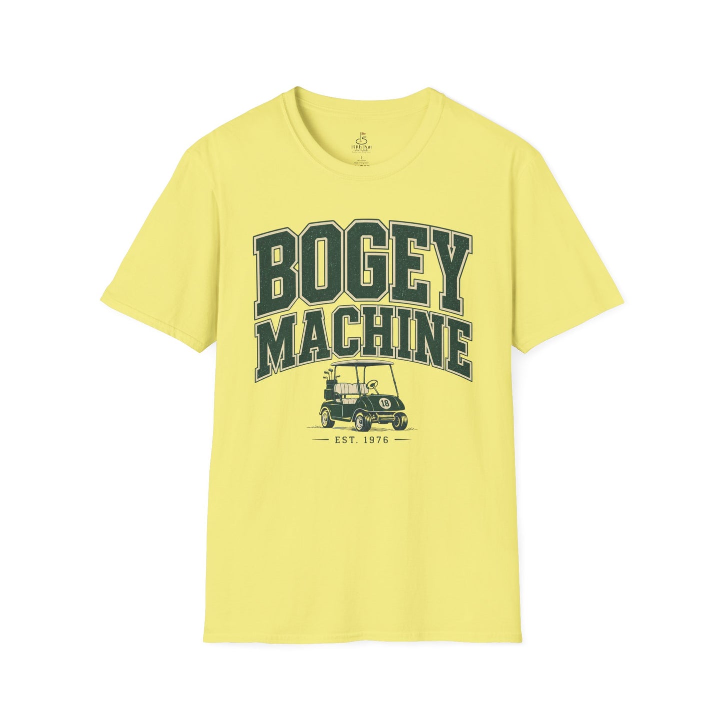 Bogey Machine Golf T-Shirt — Funny Golf Cart Crew Graphic Tee