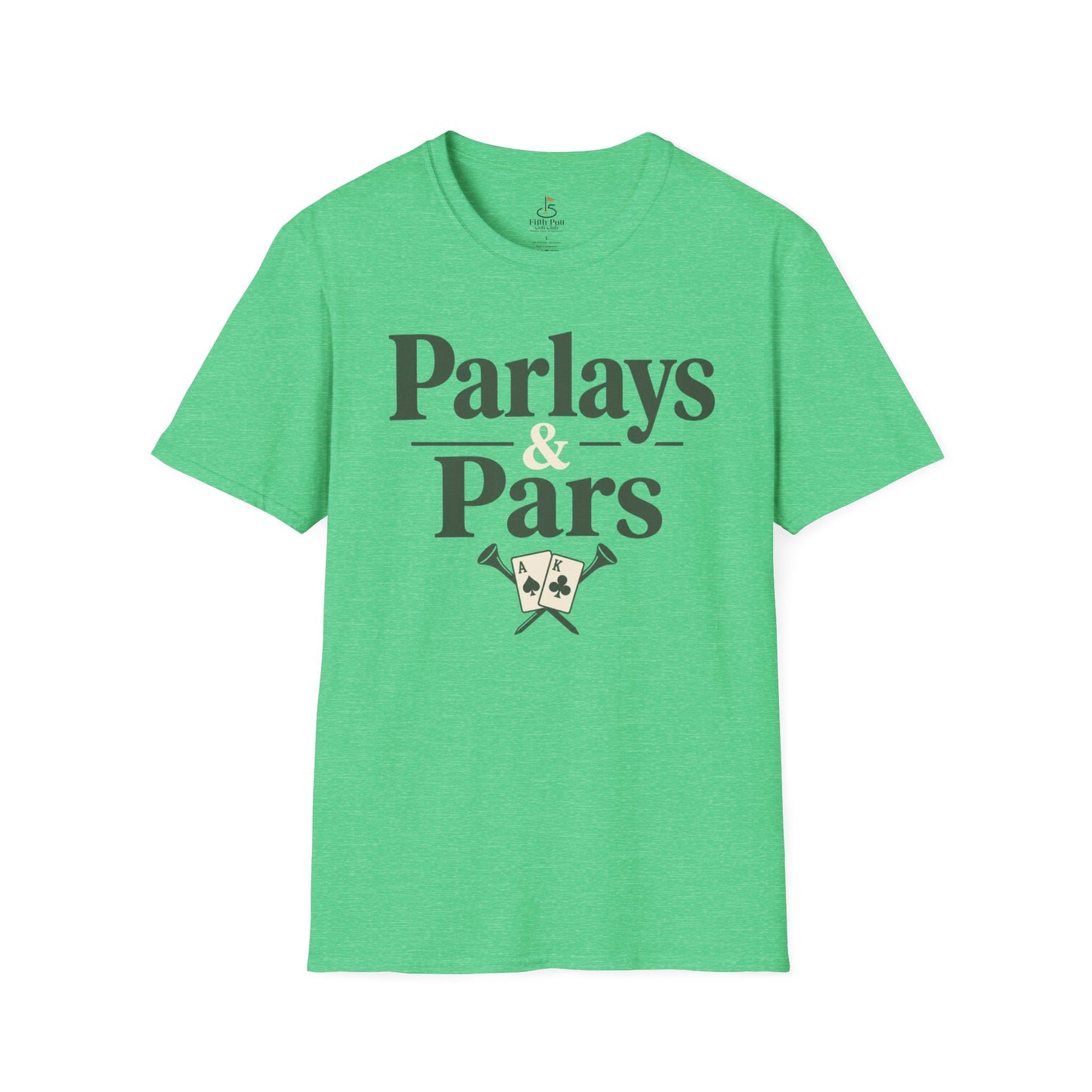 Parlays & Pars Golf T-Shirt — Golf Betting & Course Fan Tee