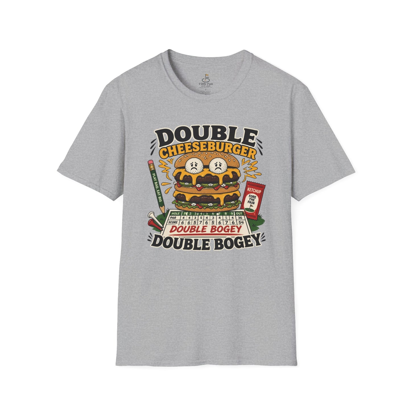 Double Cheeseburger Double Bogey T-Shirts