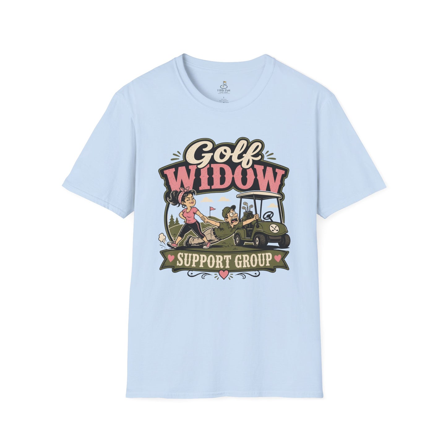 Golf Widow Support Group T-Shirt — Funny Golf Wife Tee