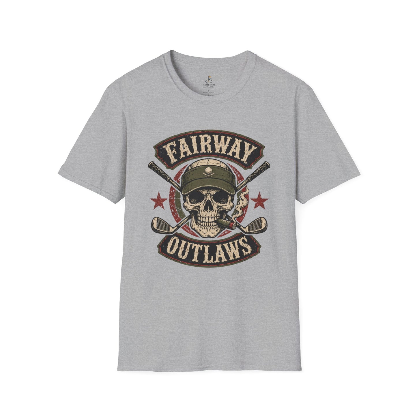 Fairway Outlaws Golf Skull T-Shirt