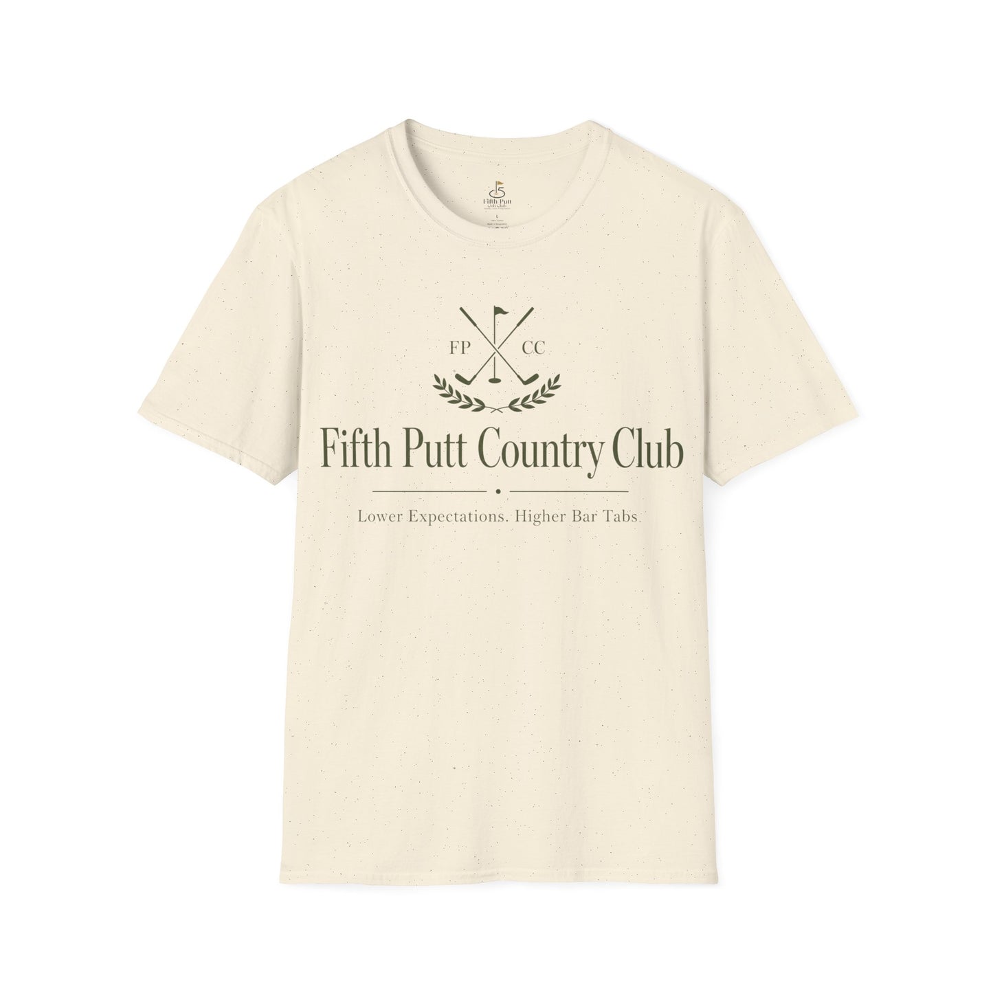 Fifth Putt Country Club Golf T-Shirt – Classic Golf Club Logo Tee