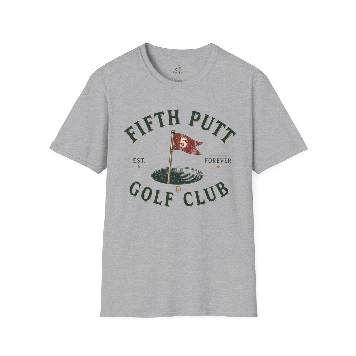 Fifth Putt Golf Club T-Shirt — Vintage Golf Graphic Tee