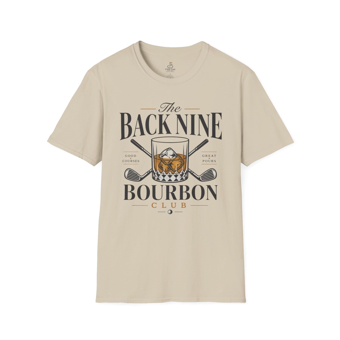 Back Nine Bourbon Club T-Shirt — Golf & Whiskey Graphic Tee