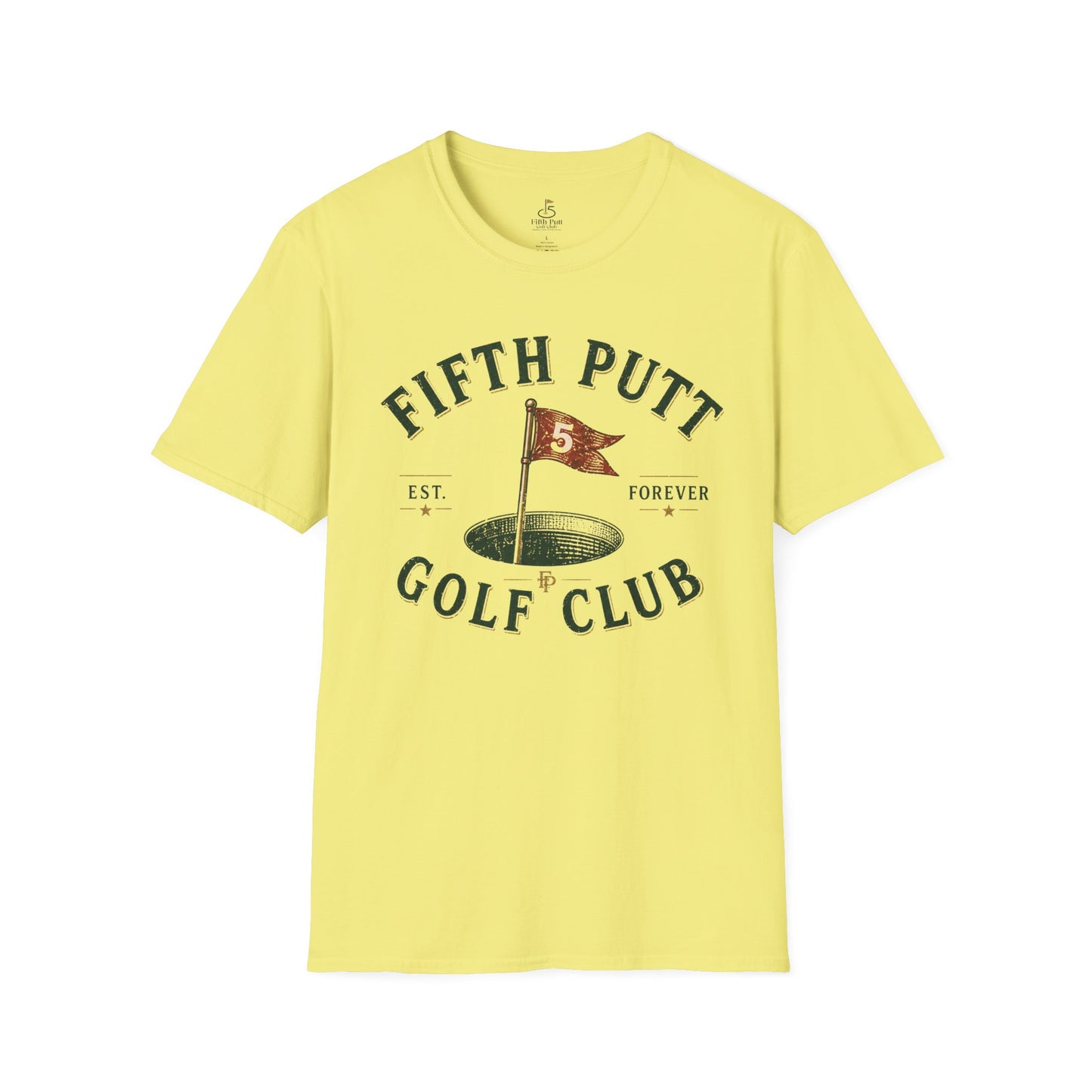 Fifth Putt Golf Club T-Shirt — Vintage Golf Graphic Tee