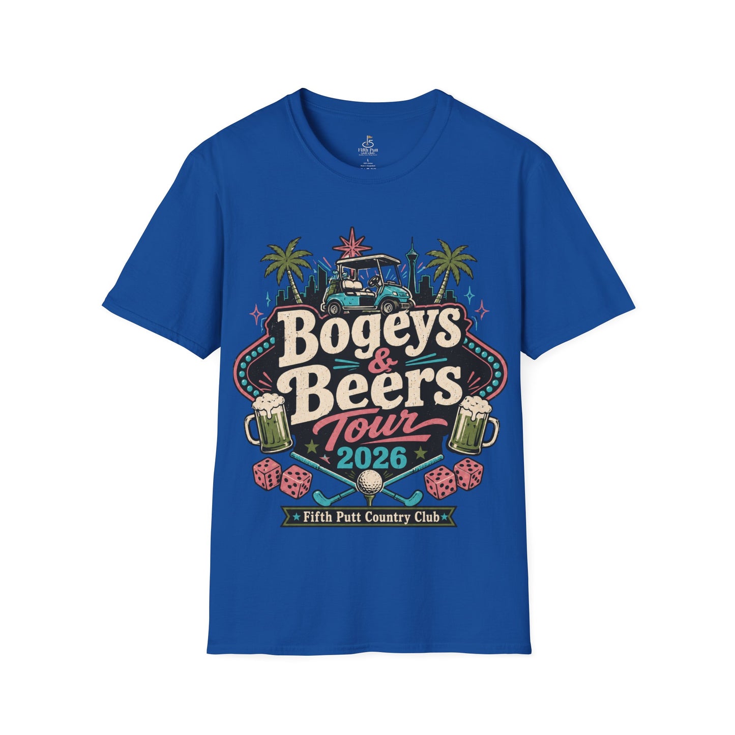 Bogeys & Beers Tour 2026 Golf T-Shirt