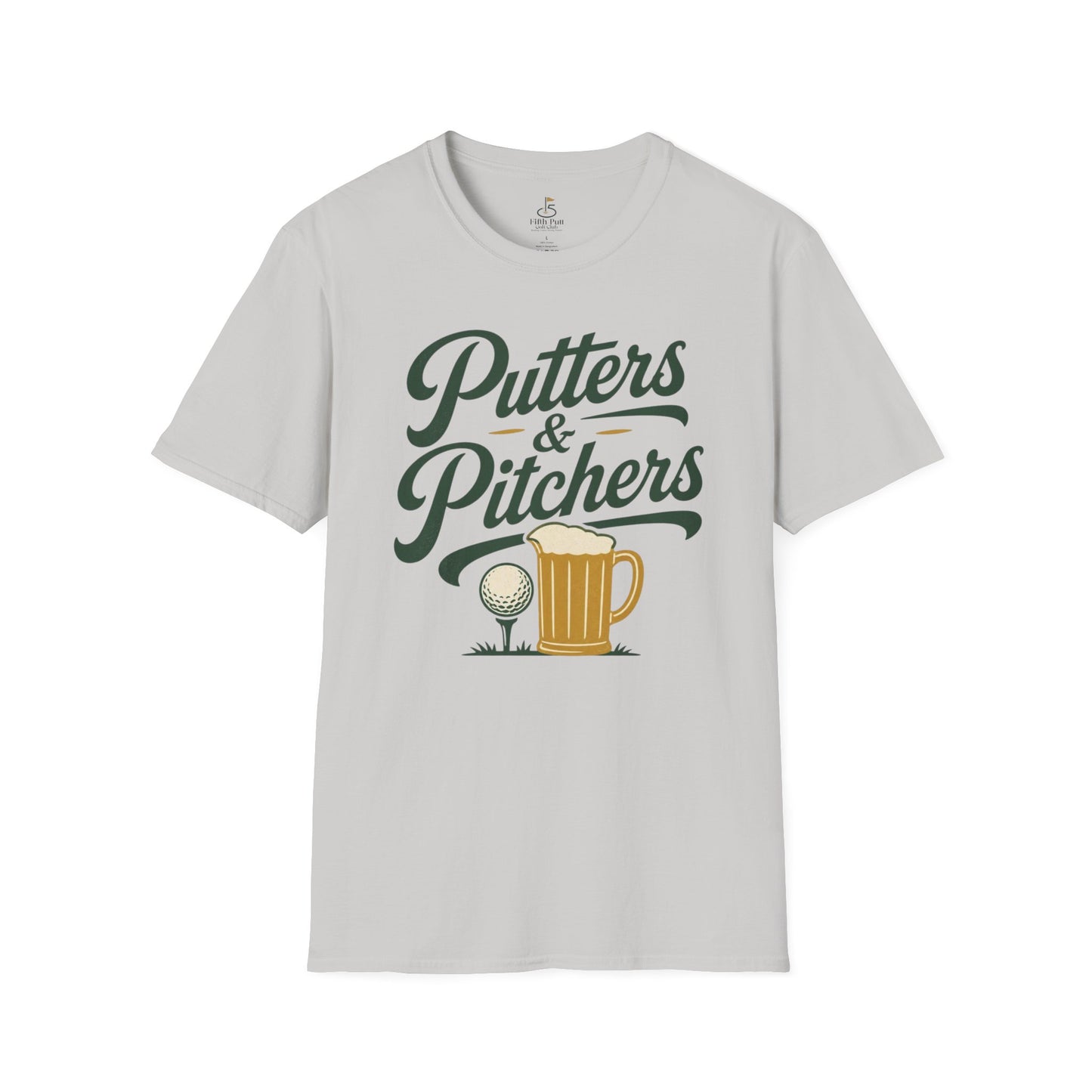 Putters & Pitchers Golf T-Shirt — Funny Beer and Golf Graphic Tee