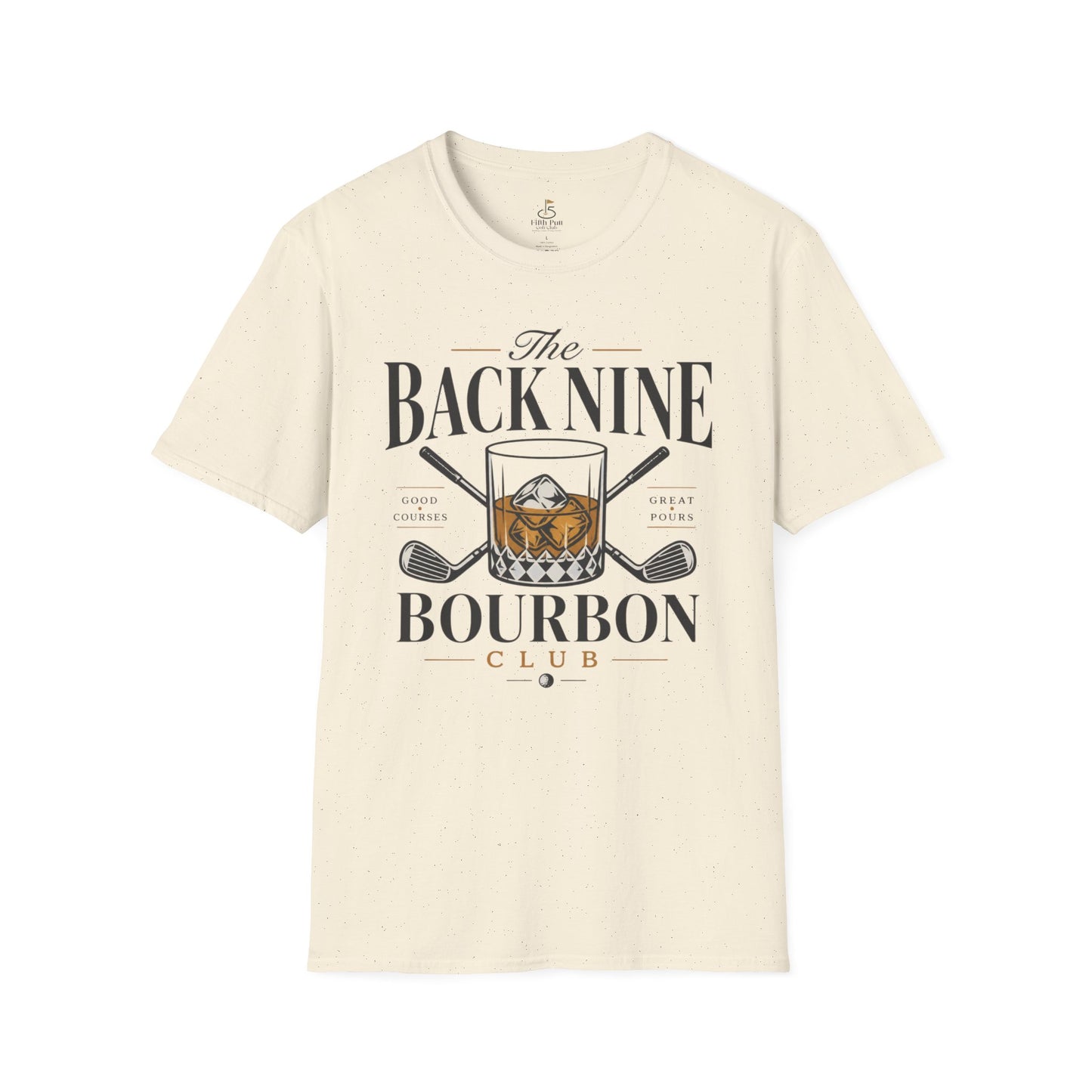Back Nine Bourbon Club T-Shirt — Golf & Whiskey Graphic Tee